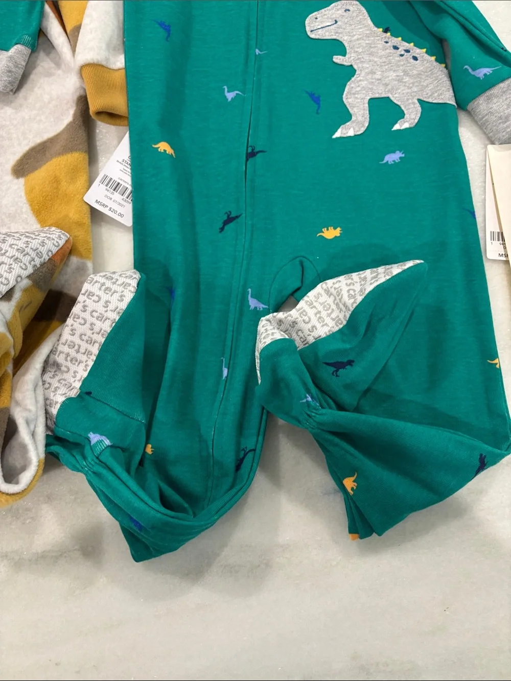 Baby boy one piece sleepies-new -24 months
